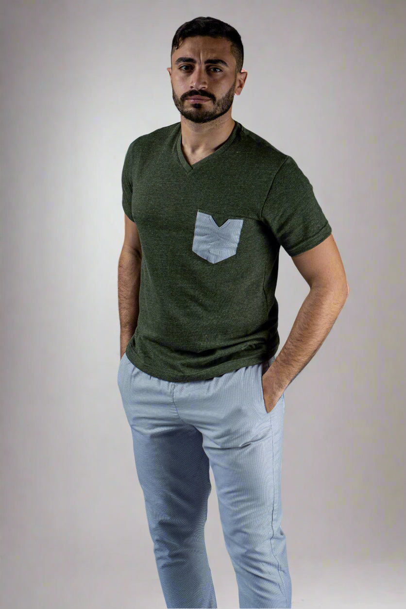 Green Pajama Set Trousers