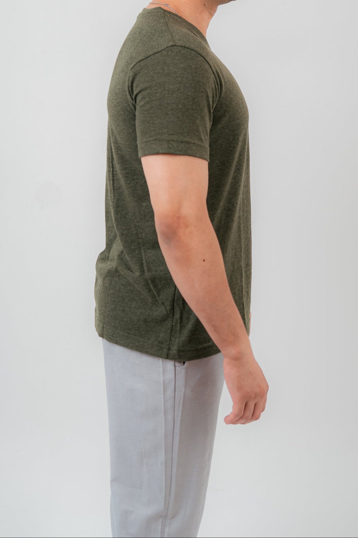 khaki Green Pajama Set Trousers