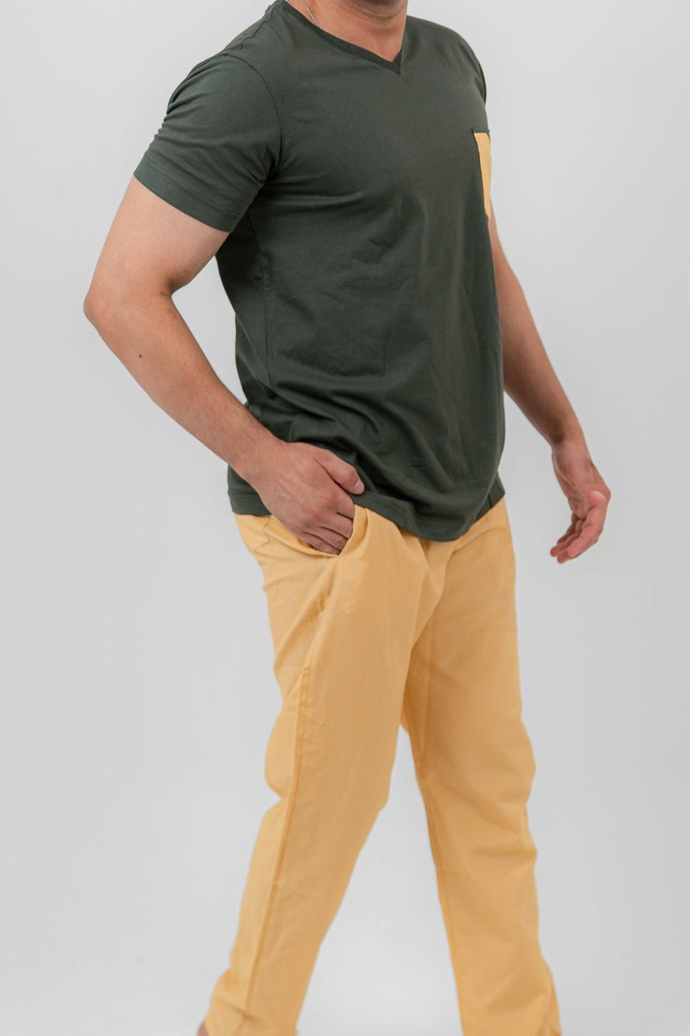 Olive green Pajama Set Trousers