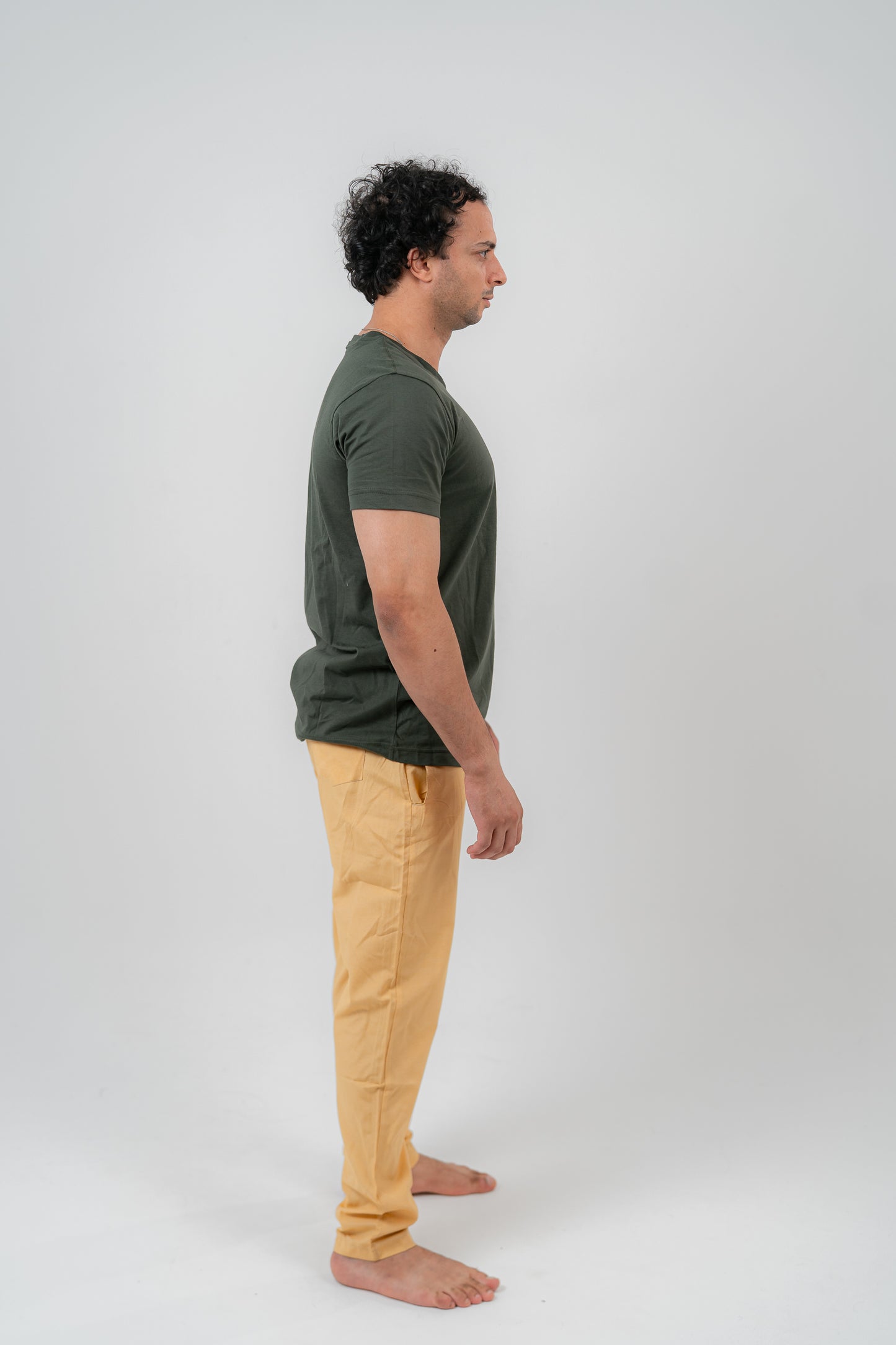Olive green Pajama Set Trousers