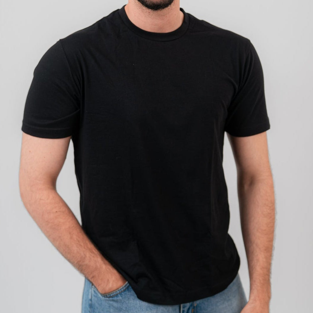 Dark Blue Basic T-shirt