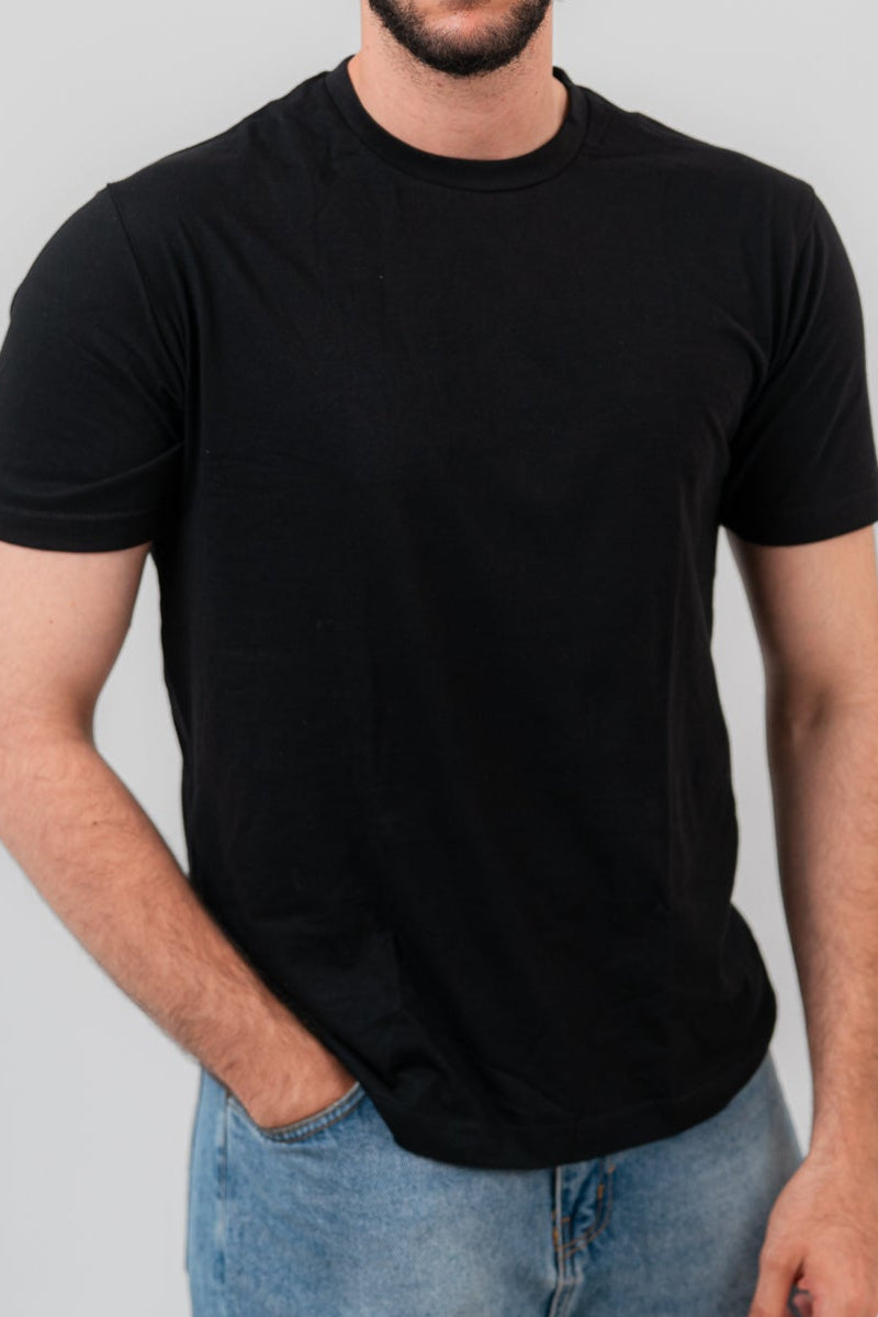 Dark Blue Basic T-shirt
