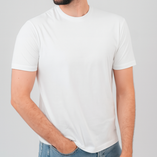 white Basic T-shirt