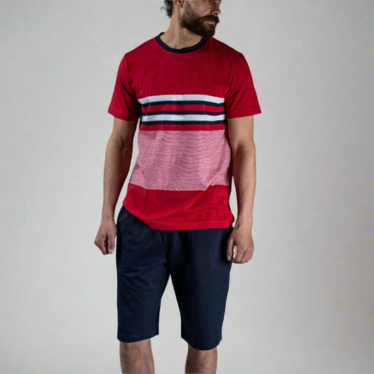 Red Pajama Set Short