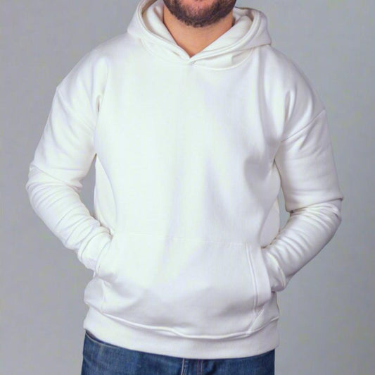 White Basic Hoodie