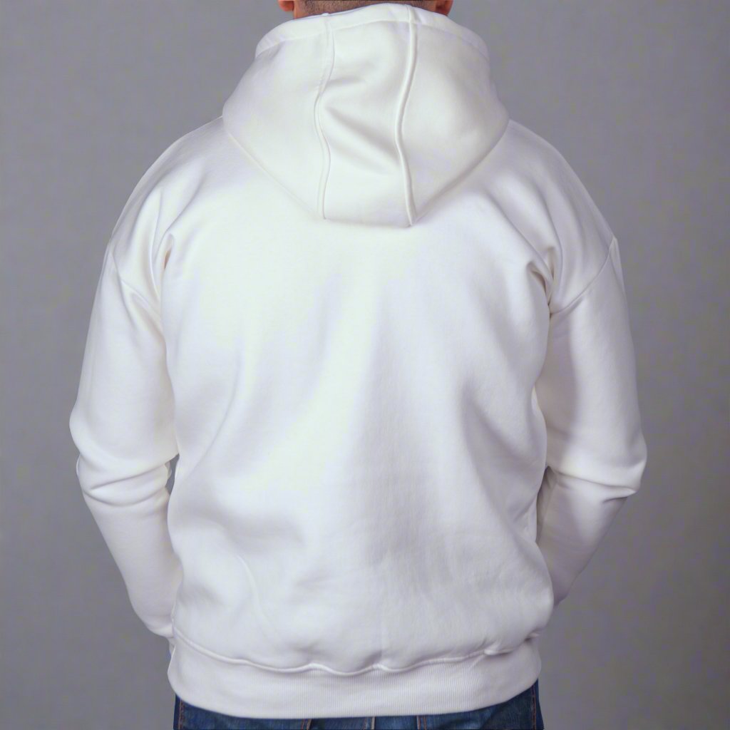 White Basic Hoodie