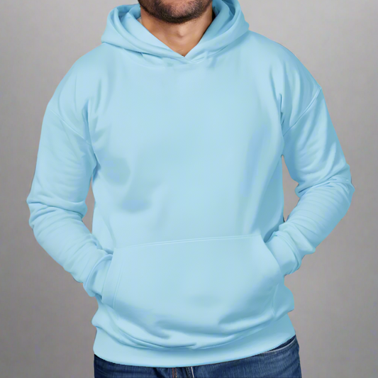 Light Blue Basic Hoodie